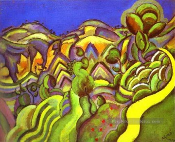 Ciurana le chemin Joan Miro Peinture à l'huile
